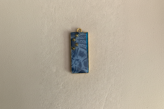 Pendentif Coquillage recto - étoiles dorées